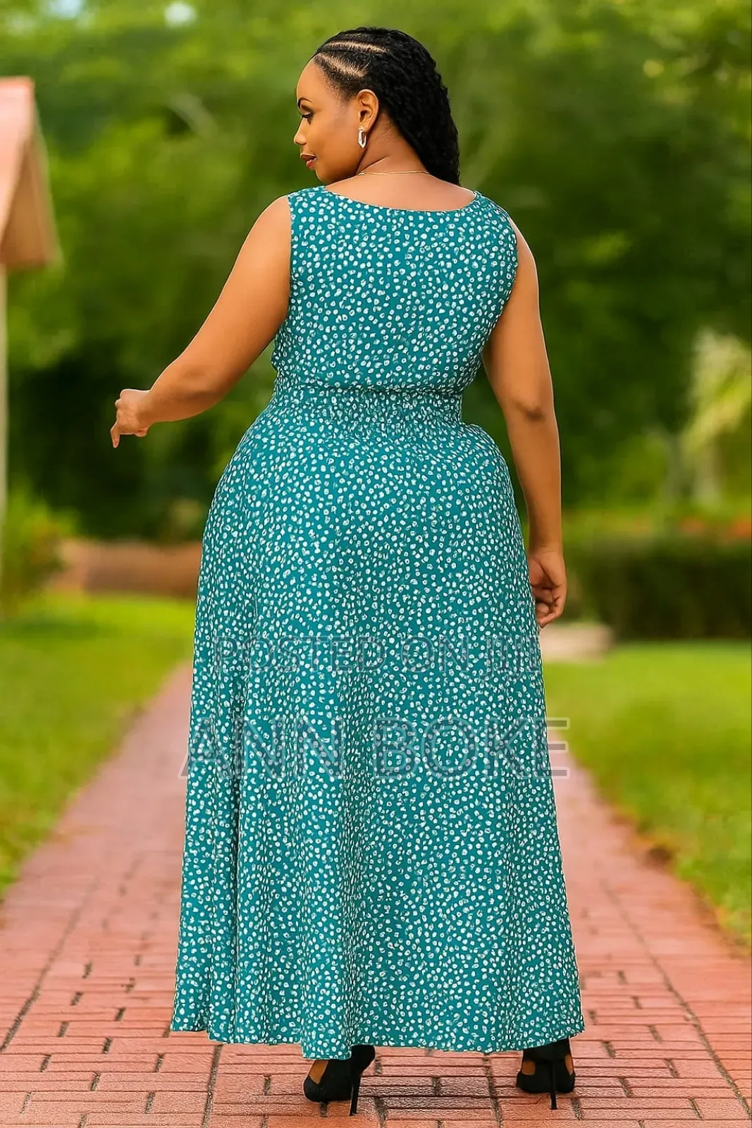 Flowers Long Dress Available