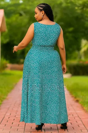 Flowers Long Dress Available