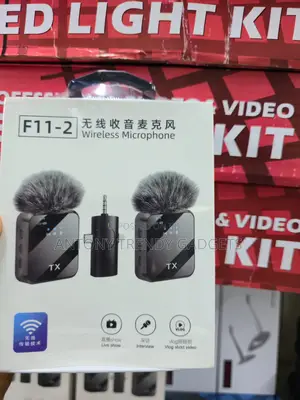 F11-2 Dual Wireless Lavalier Microphone With Noise Reduction