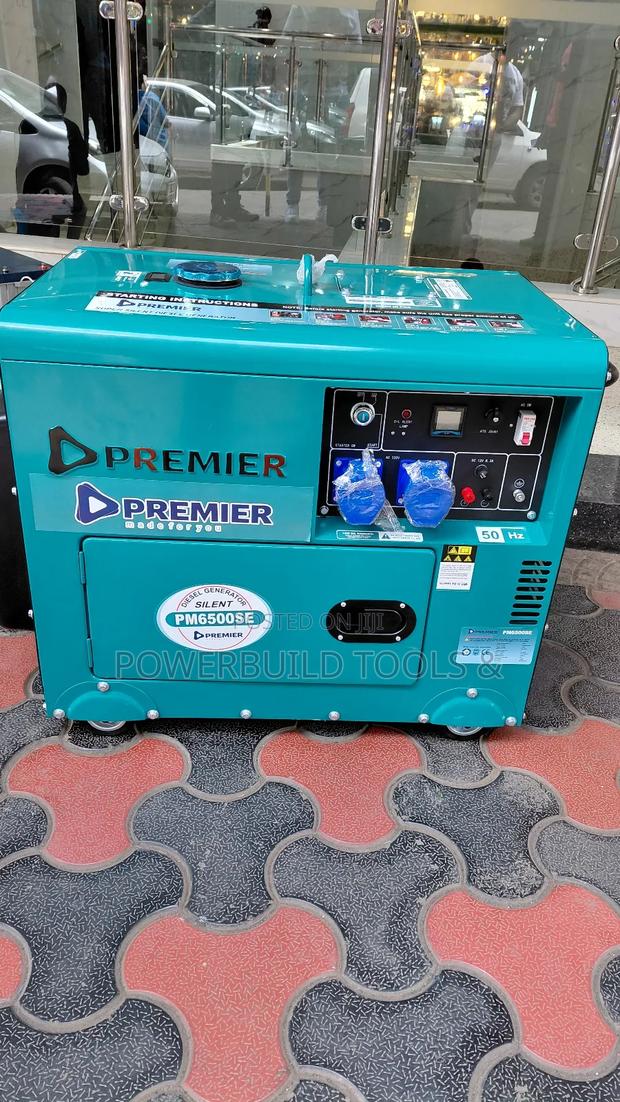 Premier 6.6kva Silent Diesel Generator Single Phase - main view