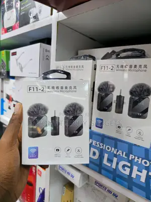 Portable F11-2 Mini Wireless Microphone 3-in-1 For Mobile Phone
