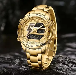 *Foxbox Dual Time Gents Watch #Fb00345