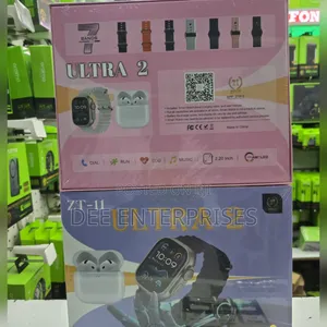 Ultra 2 Smart Watch With 7 Replacement Straps and Free Earbuds
