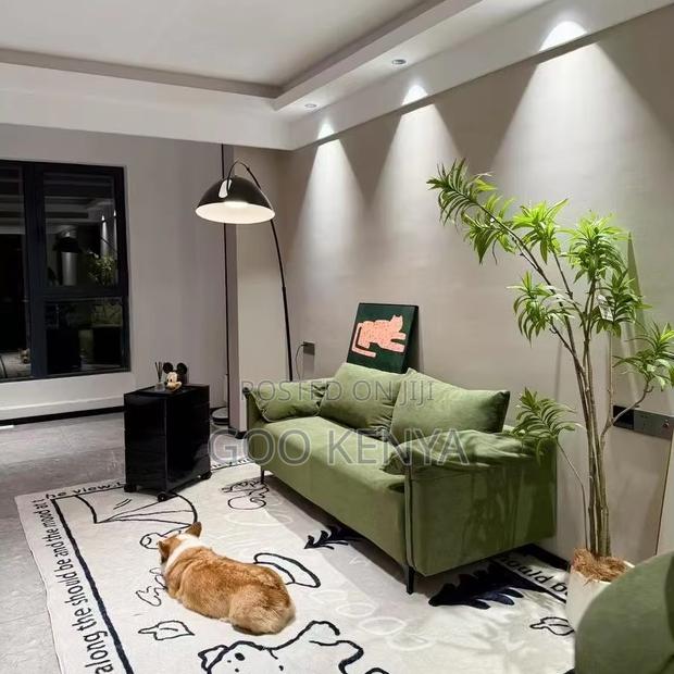 Home Sofa; Compact Fabric Home Sofa – 2 Seats - thumbnail 4