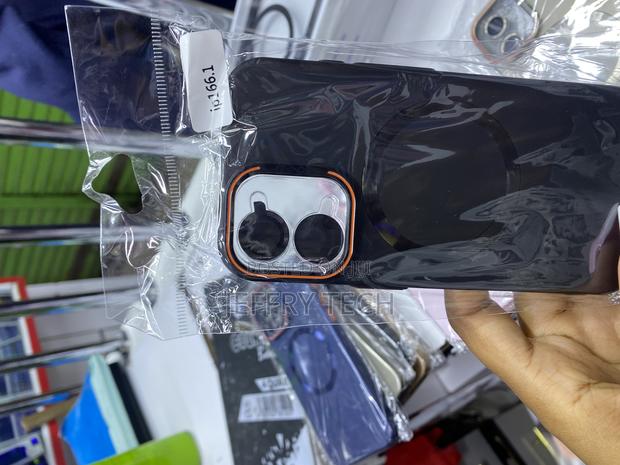 Asdfg Magnetic for iPhone 16 Case With Lense Protector and Stand - main view