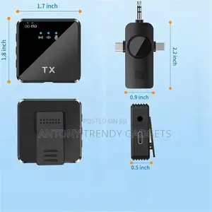 F11-2 Wireless Lapel Microphone 3-in-1 For Conferences & Video