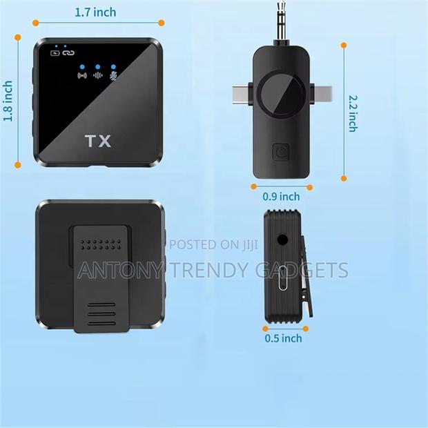 F11-2 Wireless Lapel Microphone 3-in-1 For Conferences & Video - thumbnail 2