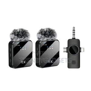 Portable Dual F11-2 Wireless Microphone for Video Recording