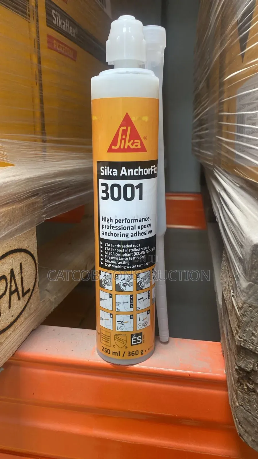 Single Tube Bolt Anchoring Chemical Sika Anchorfix 3001