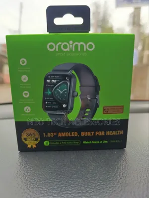 Oraimo Watch Nova 2 Lite 1.93 Amoled Small Display Smartwatch