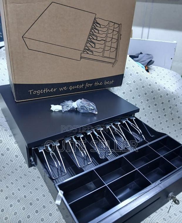 Automatic Cash Drawer, Cash Drawer for Point of Sale (Pos) 5 Slots . .