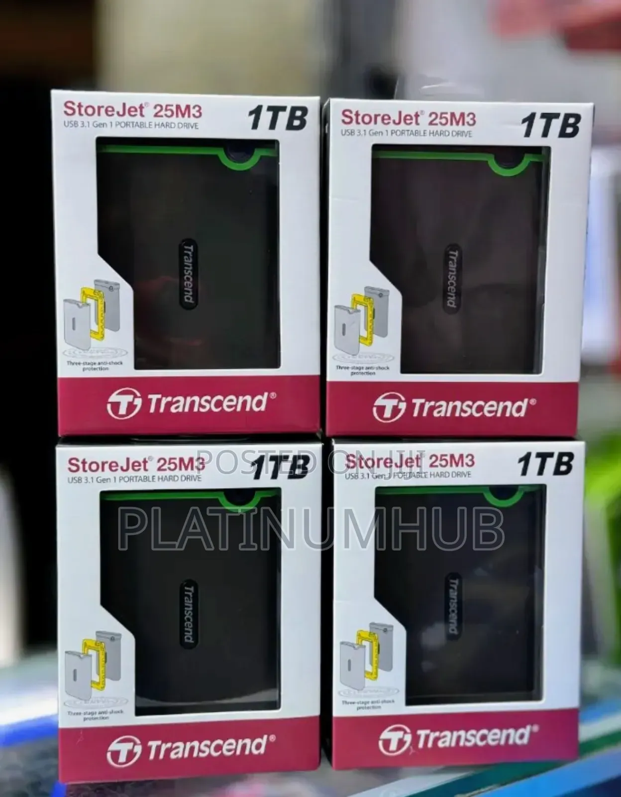 Transcend 1tb Portable Hard Drive.
