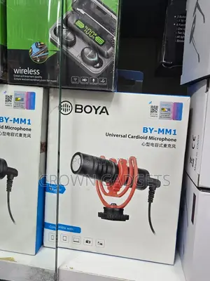 Boya by-Mm1 Camera Shotgun Microphone With Shock Mount