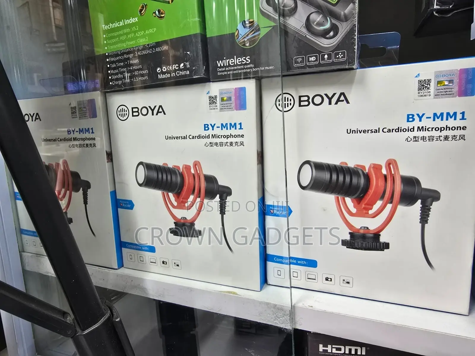 Boya by-Mm1 Camera Shotgun Microphone With Shock Mount