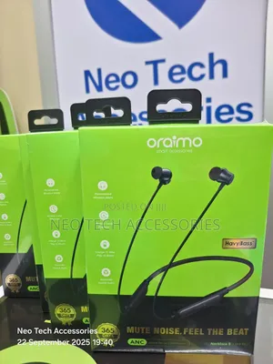 New Oraimo Necklace 5(Oeb-611) Wireless Earphones - With Anc.