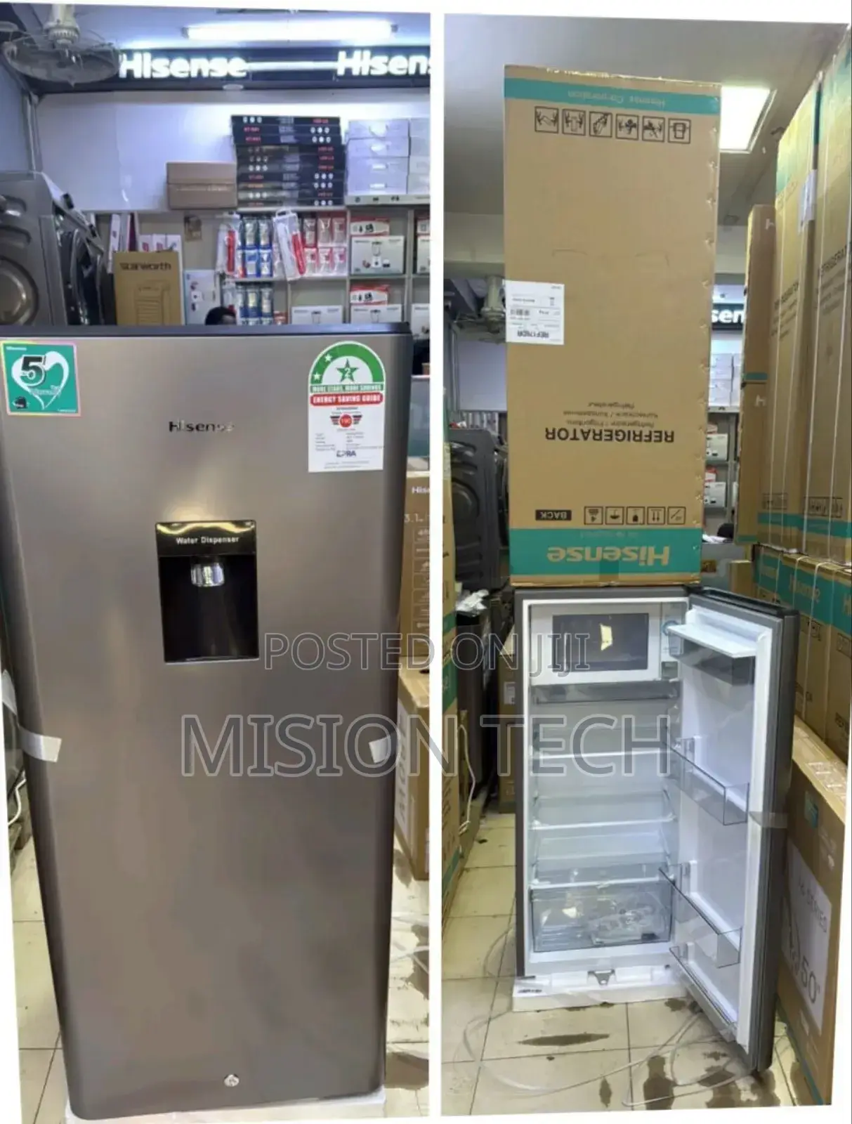 Hisense Fridge 176 Liters With Dispenser Ref176dr Single Door