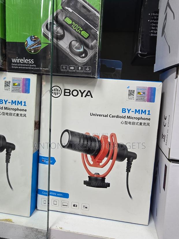 Boya By-mm1 Compact Cardioid Mic For Vlog & Recording