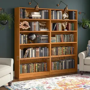 Office Furniture; Durable Wooden (5-Tier) Bookcase for Home Office