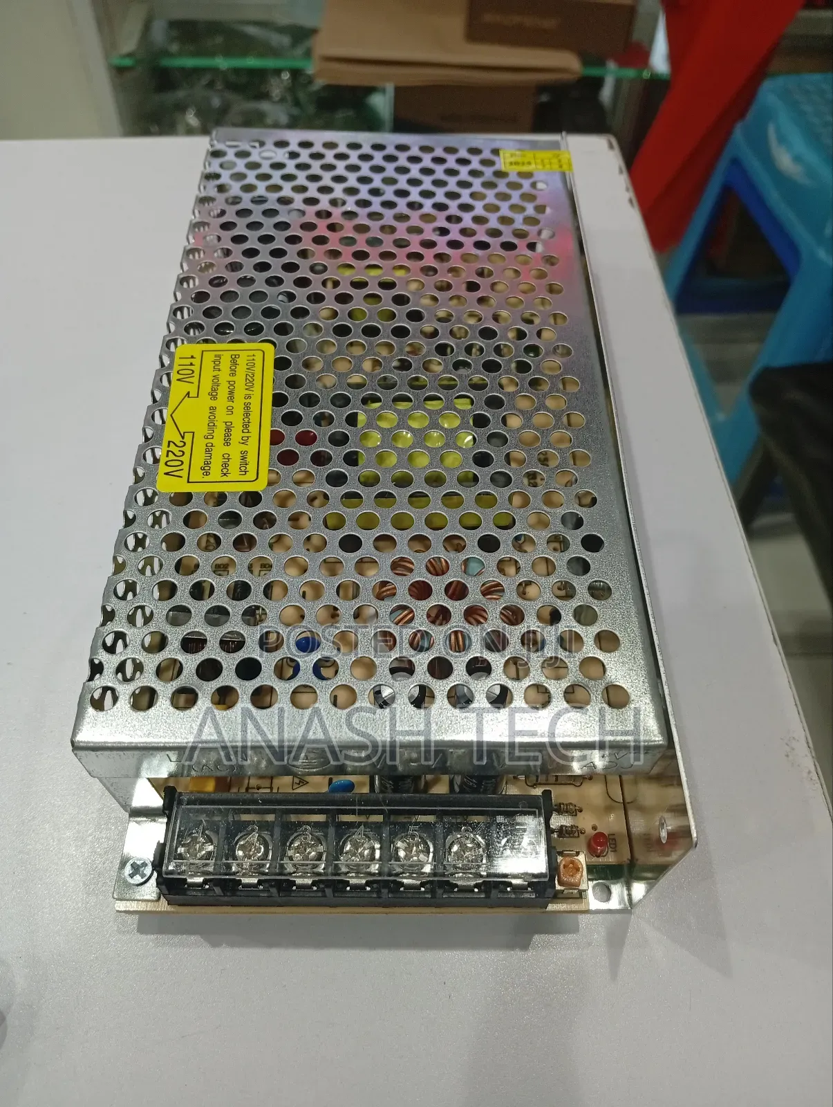 Universal Ac Input 12v 10amp CCTV Power Supply Unit - Open