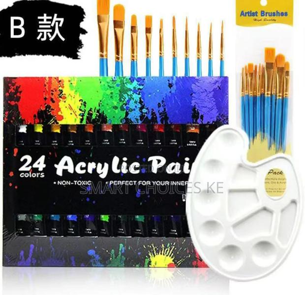 Acrylic Paint Set24 Pc Acrylic Paint