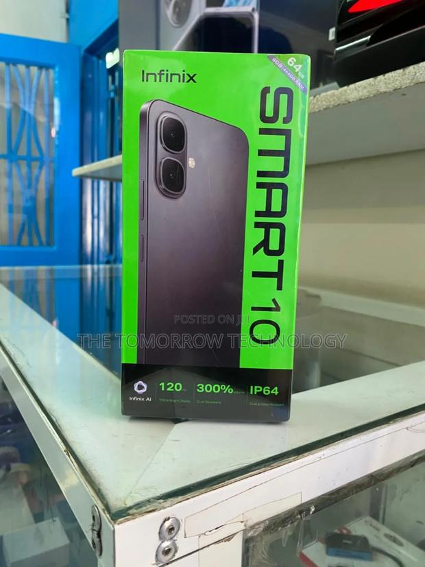 New Infinix Smart 10 128 GB Black