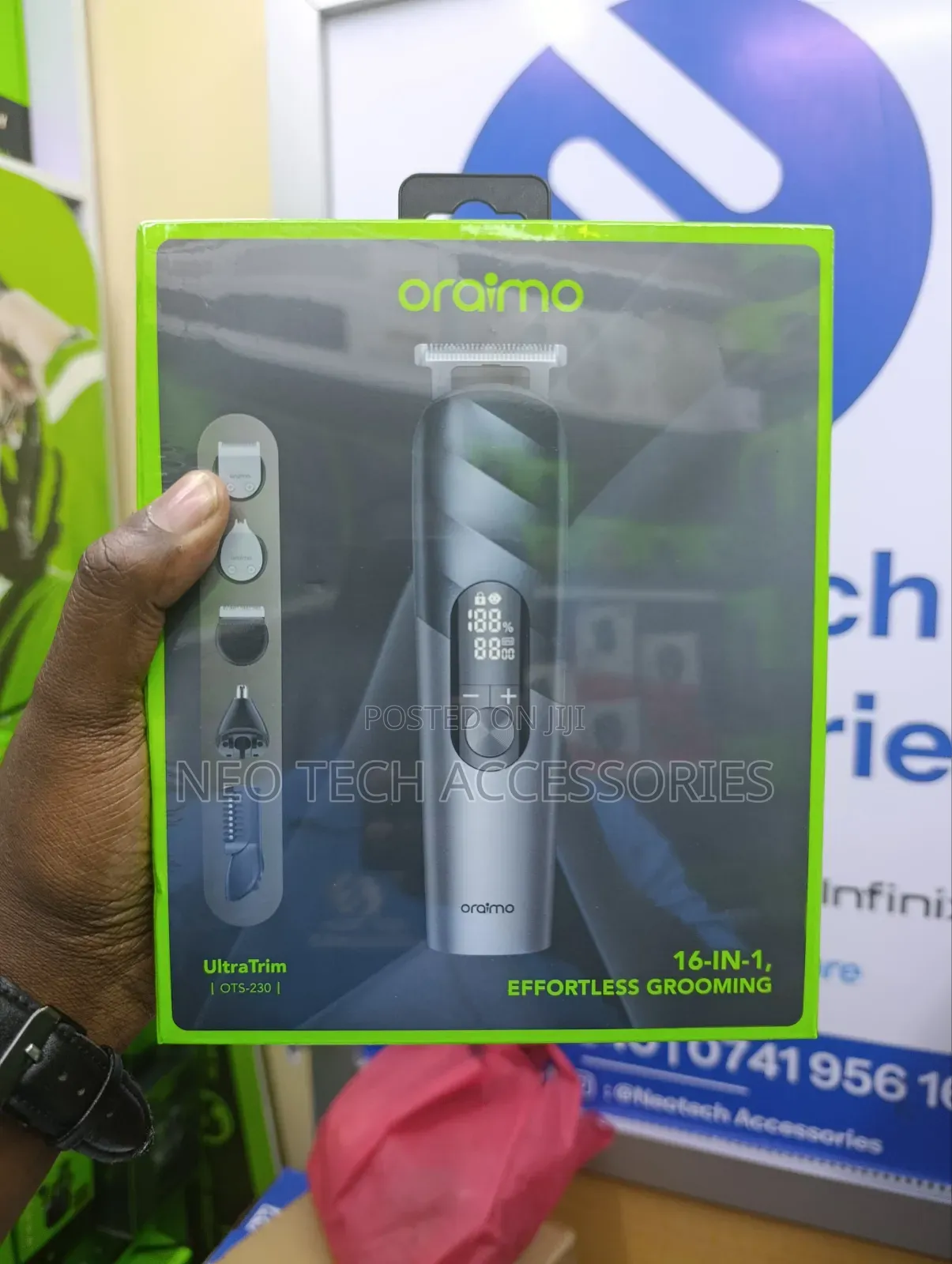 Oraimo Ultratrim Effortless Grooming Child-Safe Auto Grooming Kit