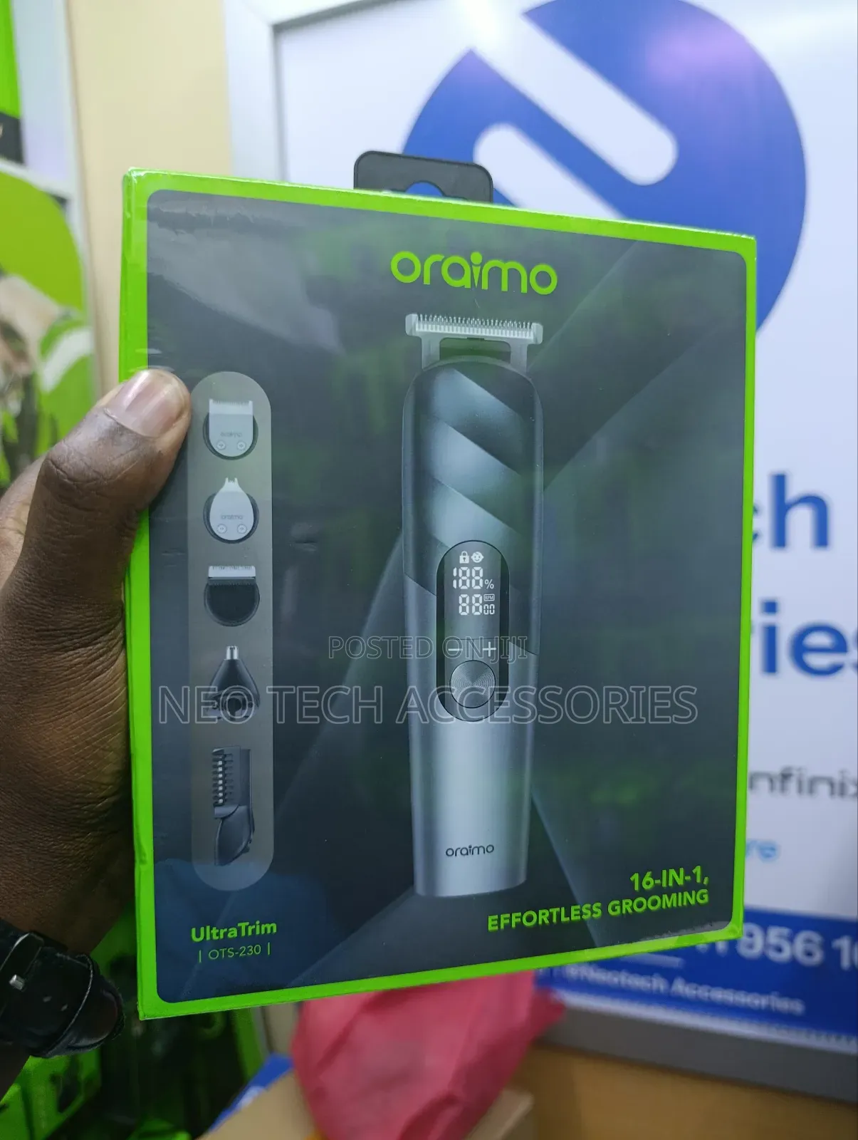 Oraimo Ultratrim Effortless Grooming Child-Safe Auto Grooming Kit