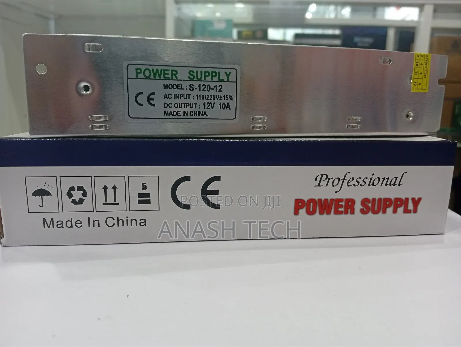 12v 10a 60w Switch Mode Dc Power Supply Open - Small Flame