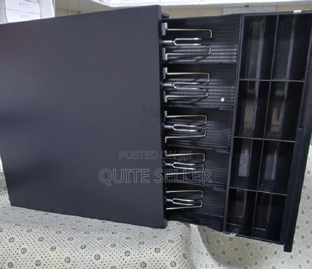 Reliable Cash Drawer With Removable Cash Drawer Box, 5 Bill/5 Coin