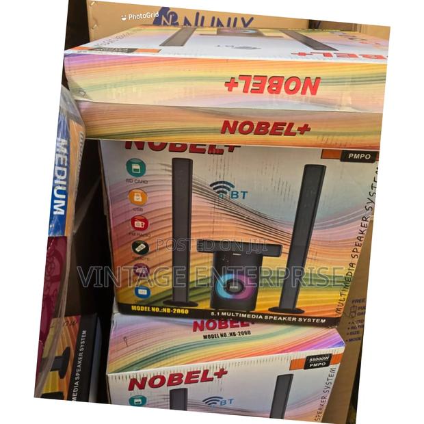 Nobel Nb-2060 5.1ch High Tech Multimedia Sound System Bt/Fm/Usb/Aux.