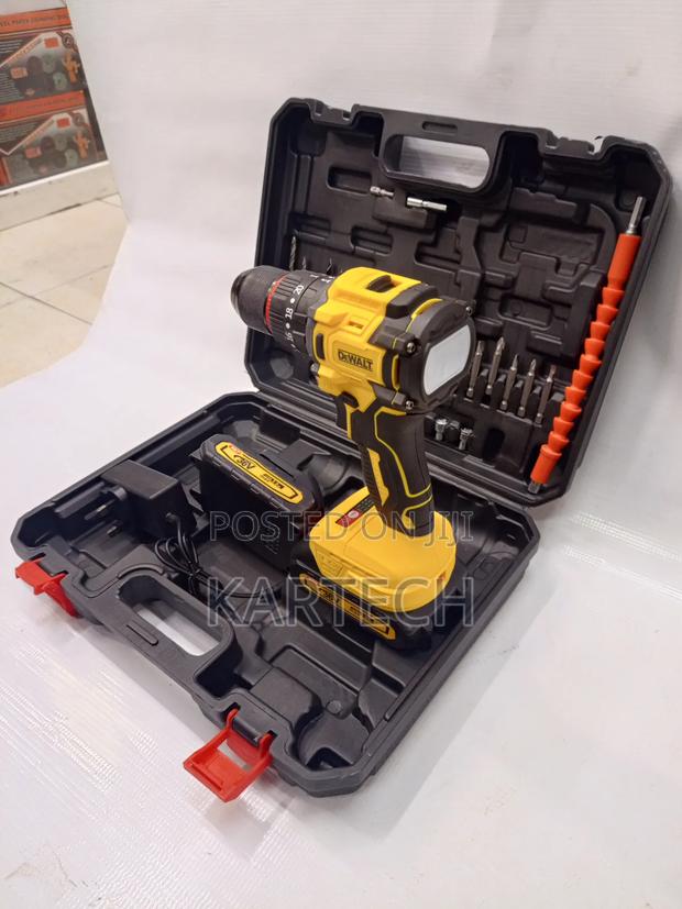 Dewalt 88v Cordless Drill Kit (2x Batteries + Charger + Bits) - main view