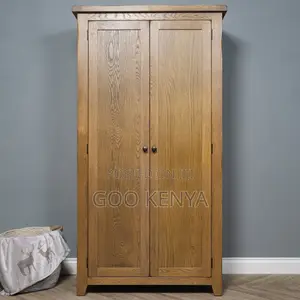 Home Wardrobe; Double Door Wooden Closet for Bedroom