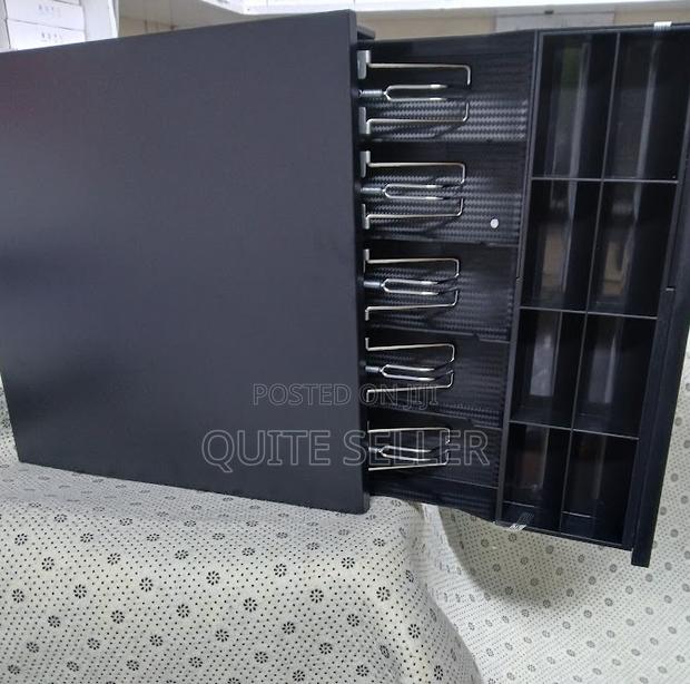 Removable Cash Drawer Box, 5 Bill/5 Coin Compartments Pos Systems 24v.