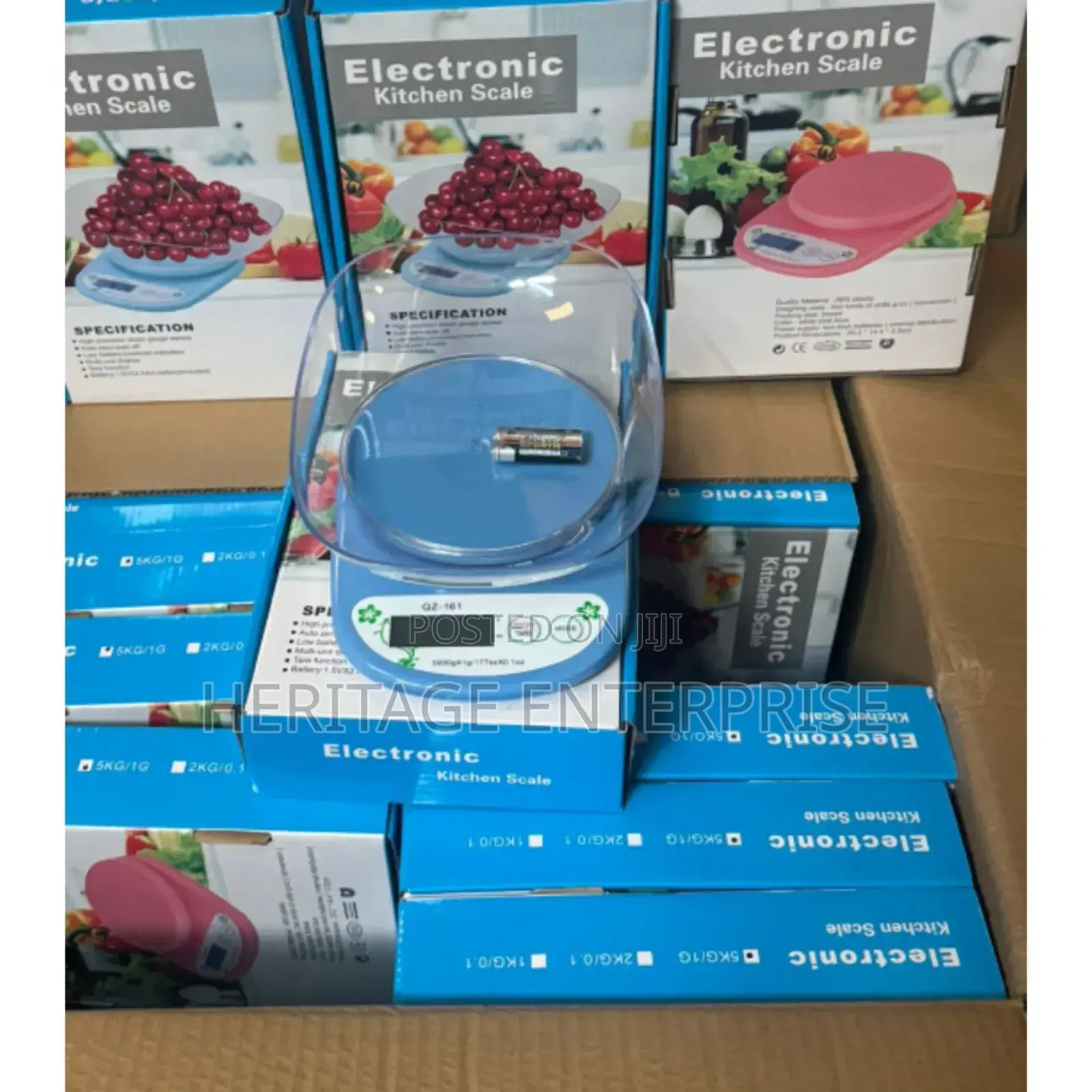 Electronic Kitchen Scale With Bowl  Max 5kg