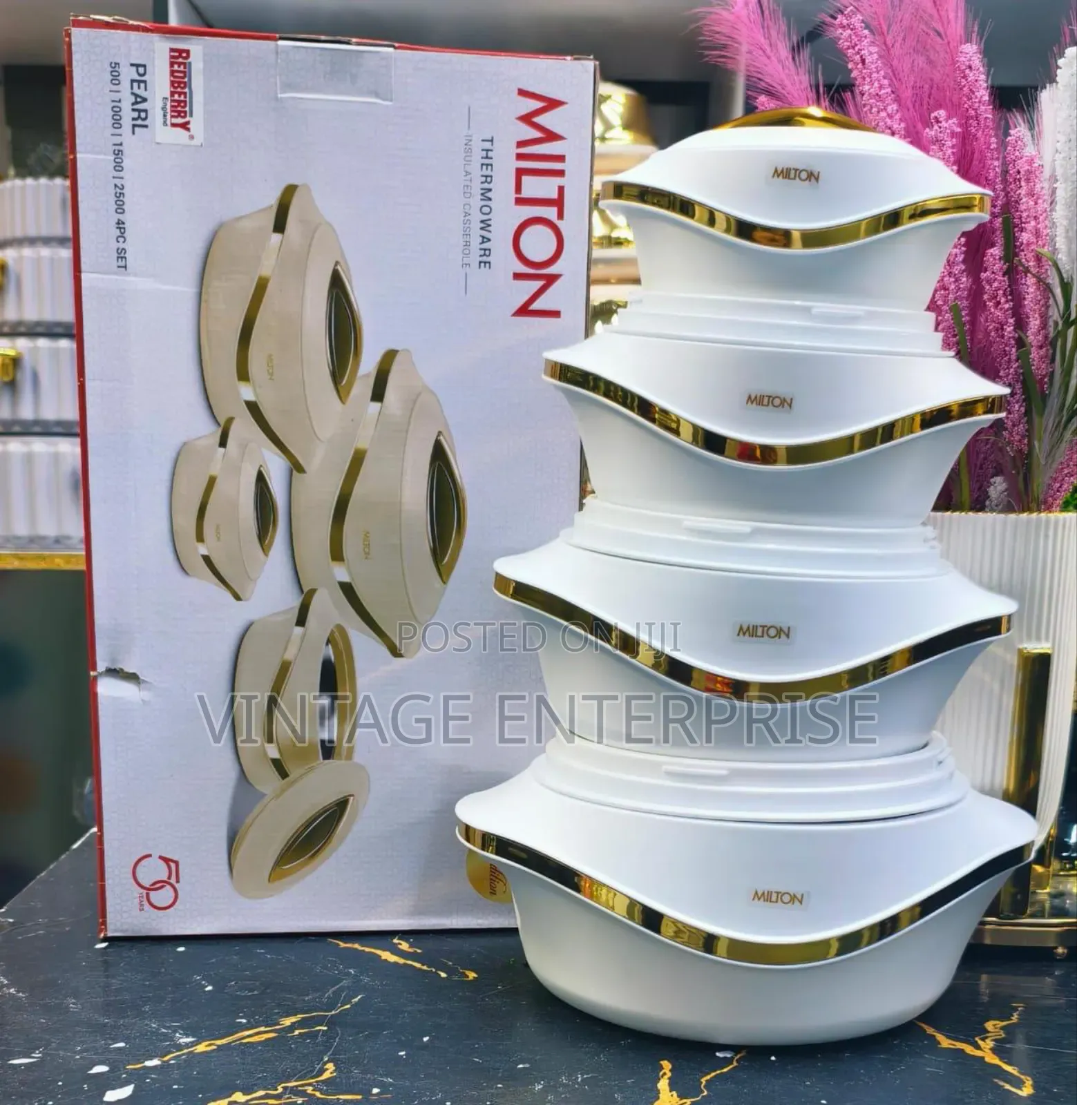 Hot Pot Pot Set 4 Milton White