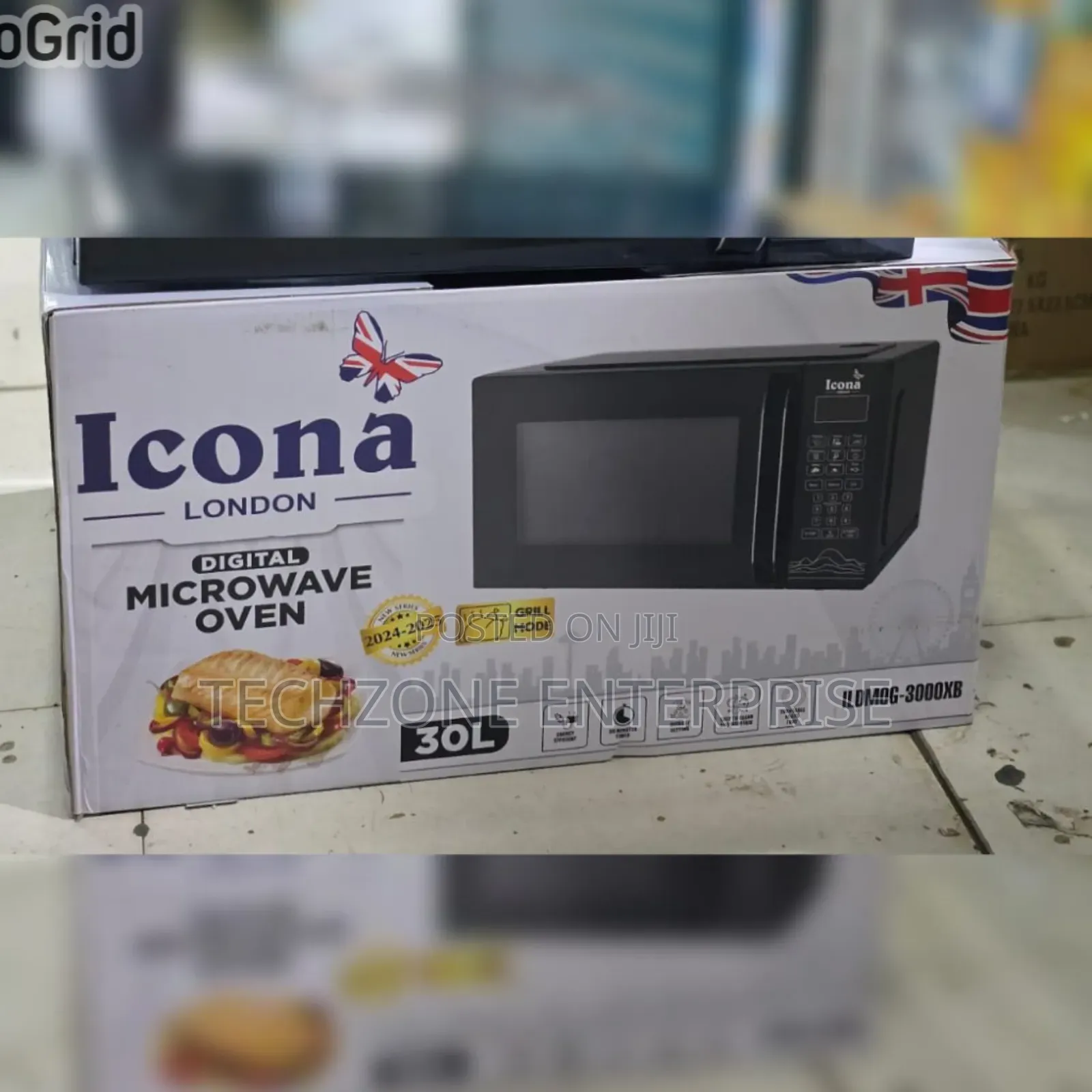 Icona 30 Litres Digital Microwave With Grill With 900 Watts 