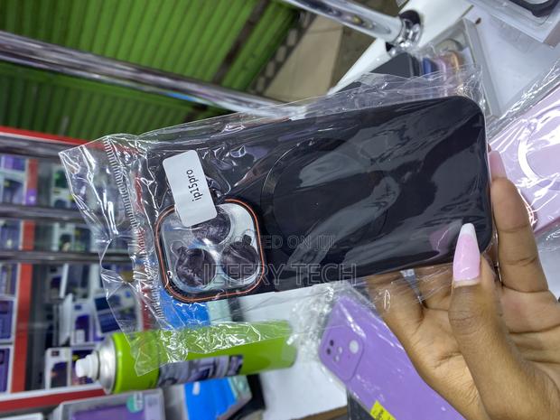 RLQXG iPhone 15 Pro Magsafe Case With Lense Protector and Stand - thumbnail 2