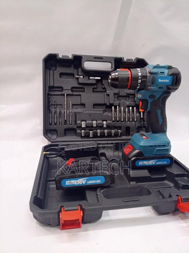Heavy Duty Makita 88v Cordless Drill Set With Accessories