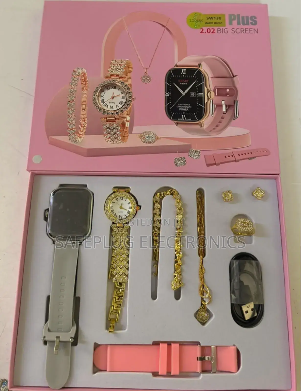 *A58 Plus Smart Watch 2.02 Big Screen (With Accessories)