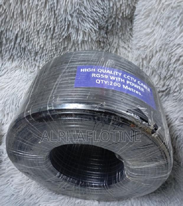 Rg 59 Cable 200 MTRS Long Transmits Both Data and Power - main view