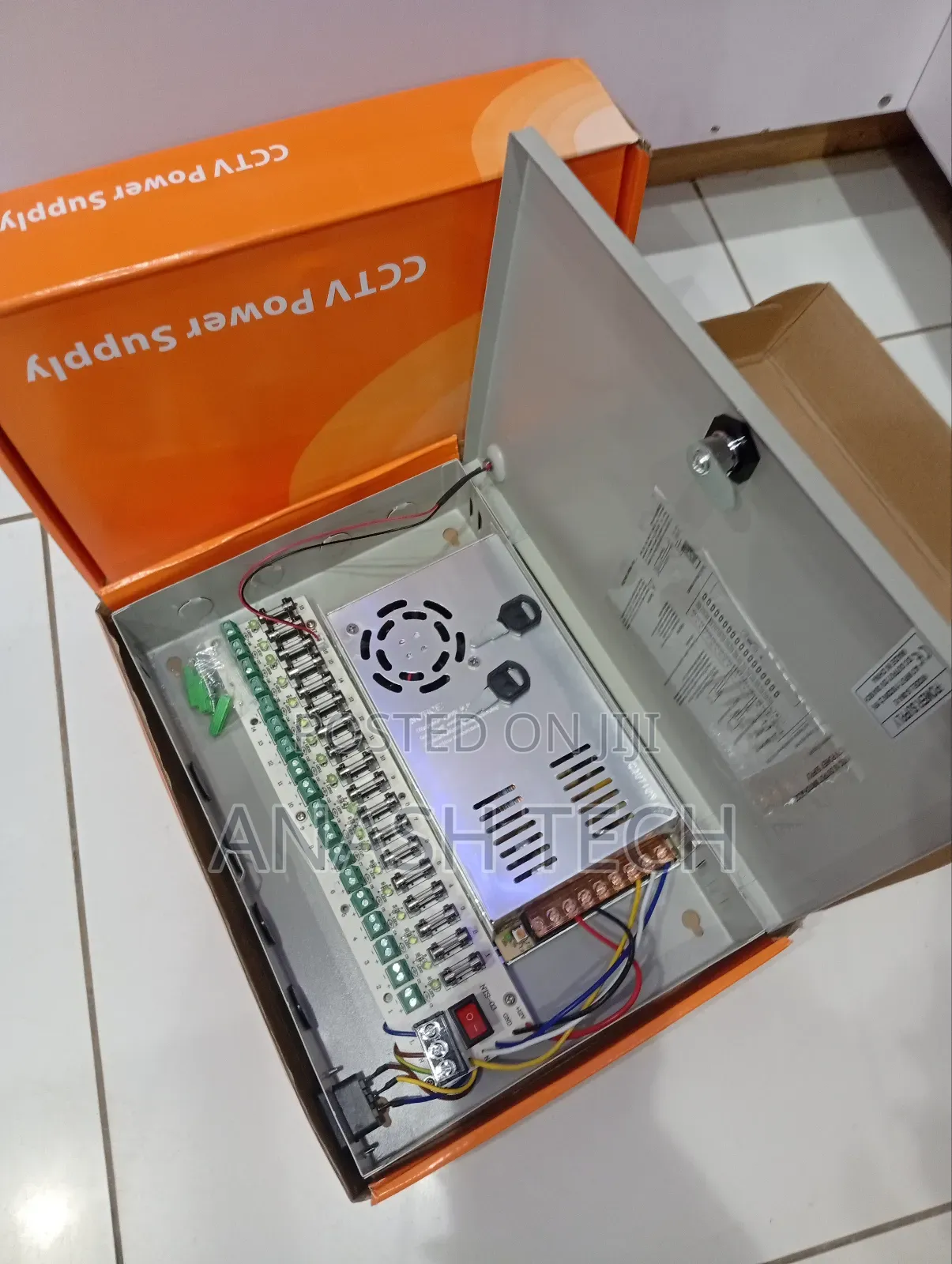 Enclosed Fused CCTV Power Supply Unit 30a Psu