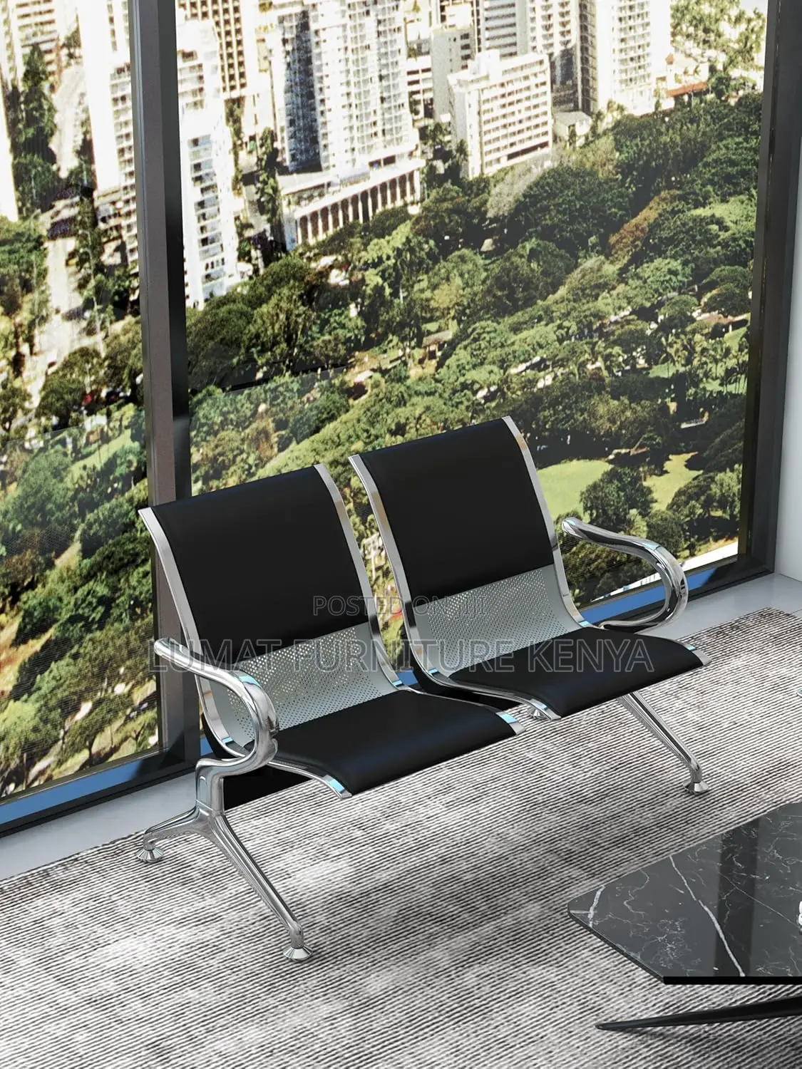 Office/Clinic 2-Seater Waiting Chair