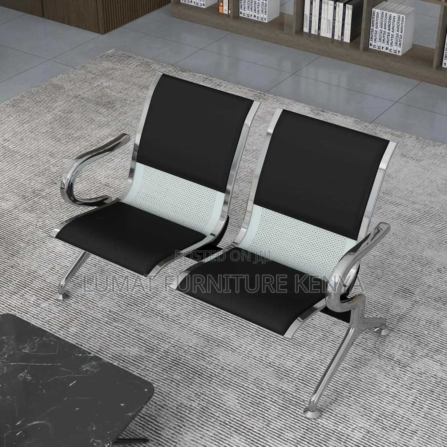 Office/Clinic 2-Seater Waiting Chair
