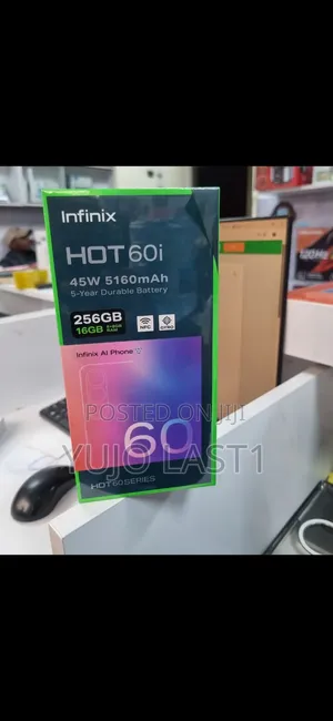 New Infinix Hot 60i 128 GB Gray