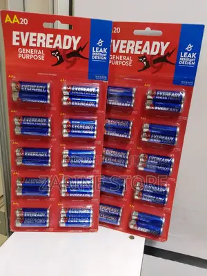 Eveready Double a Batteries for General Use