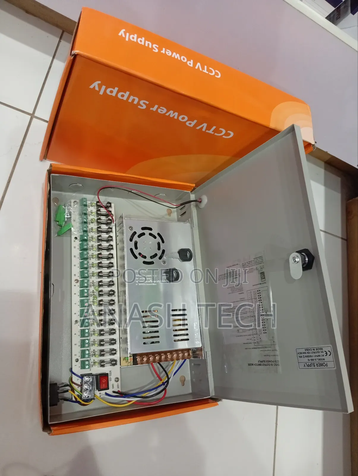 CCTV Power Supply 20amps 18port Surveilance