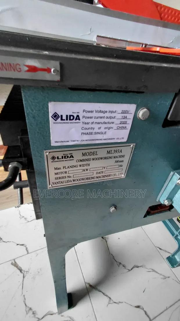Multipurpose Combined Lida Woodworking Machine Ml 393a Electric - thumbnail 3