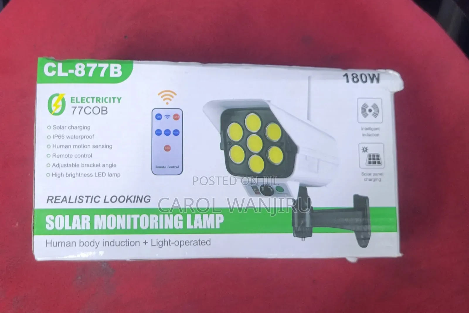 180w Solar Monitoring Lamp