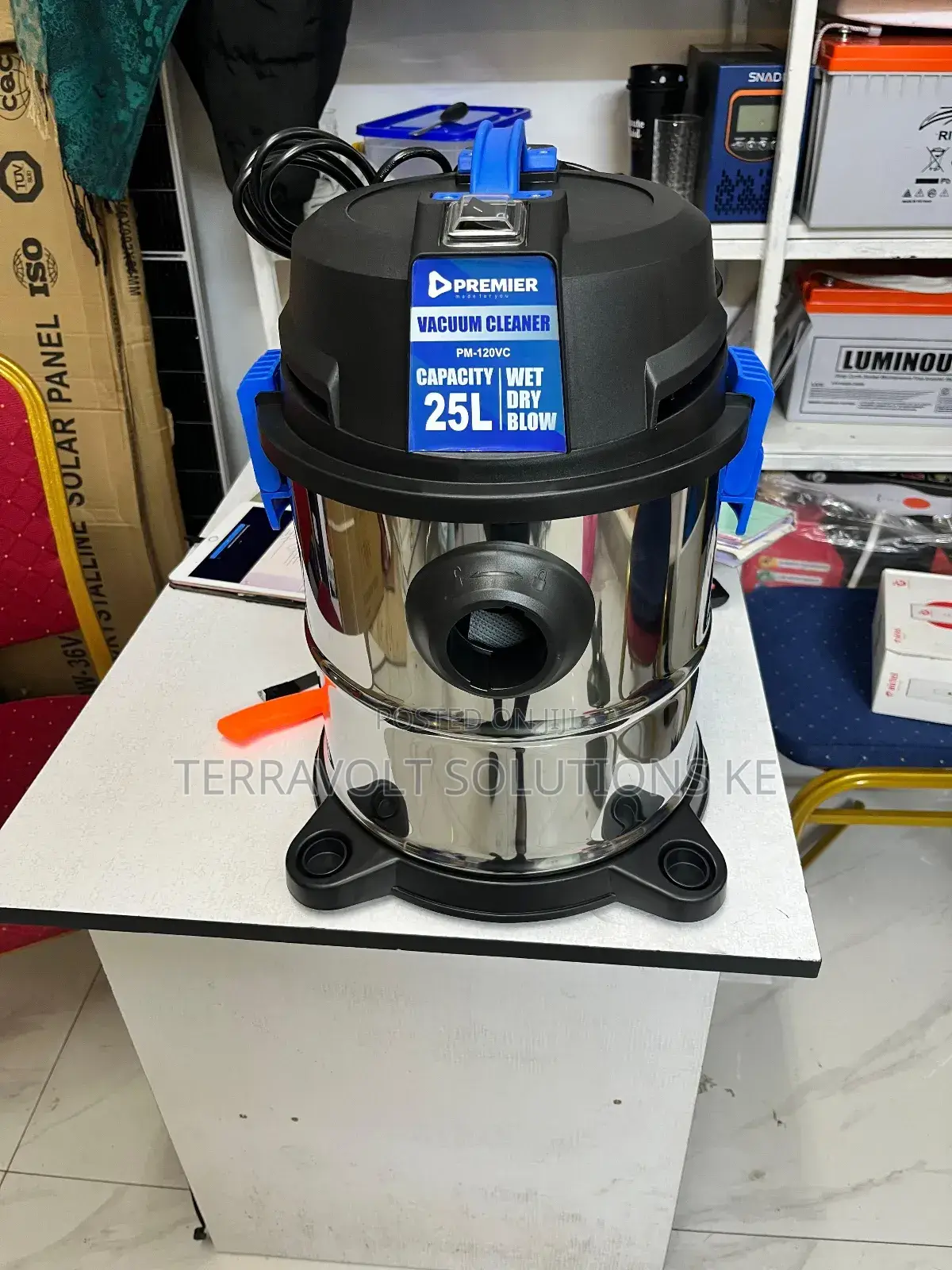 Premier 25l Wet N Dry Vacuum Cleaner
