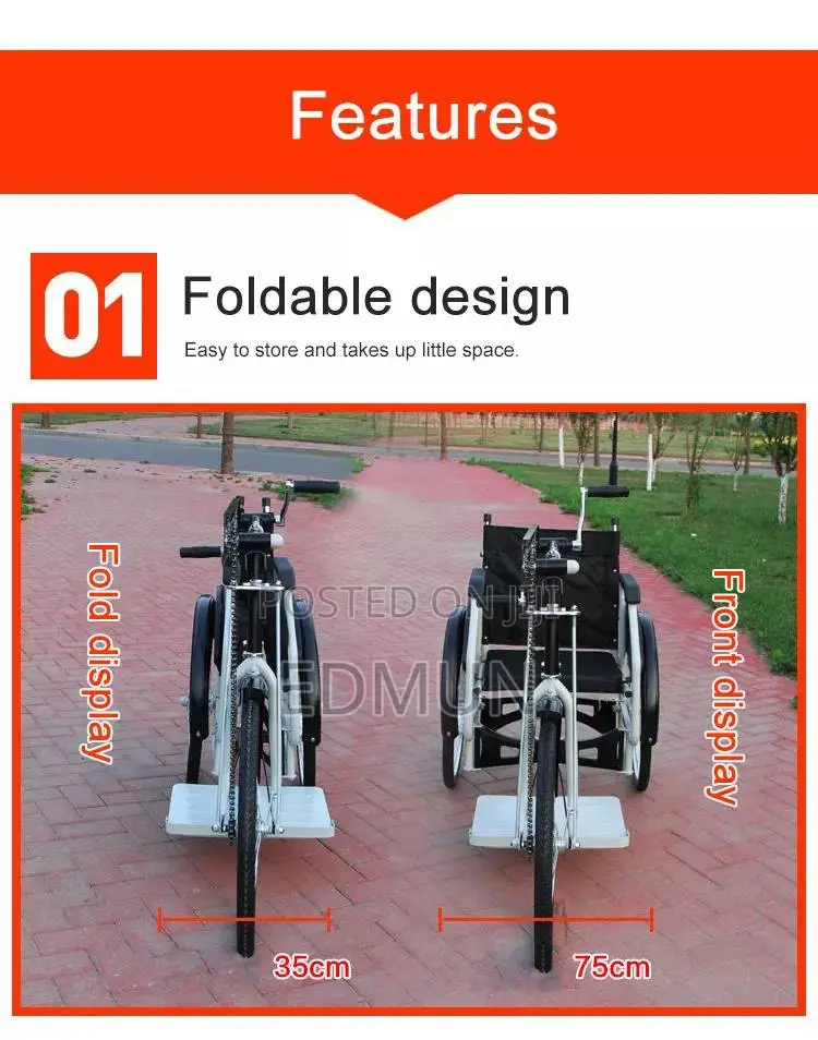 Hand Pedalled Mobility Tricycle | Manual Tricycle Wheelchair